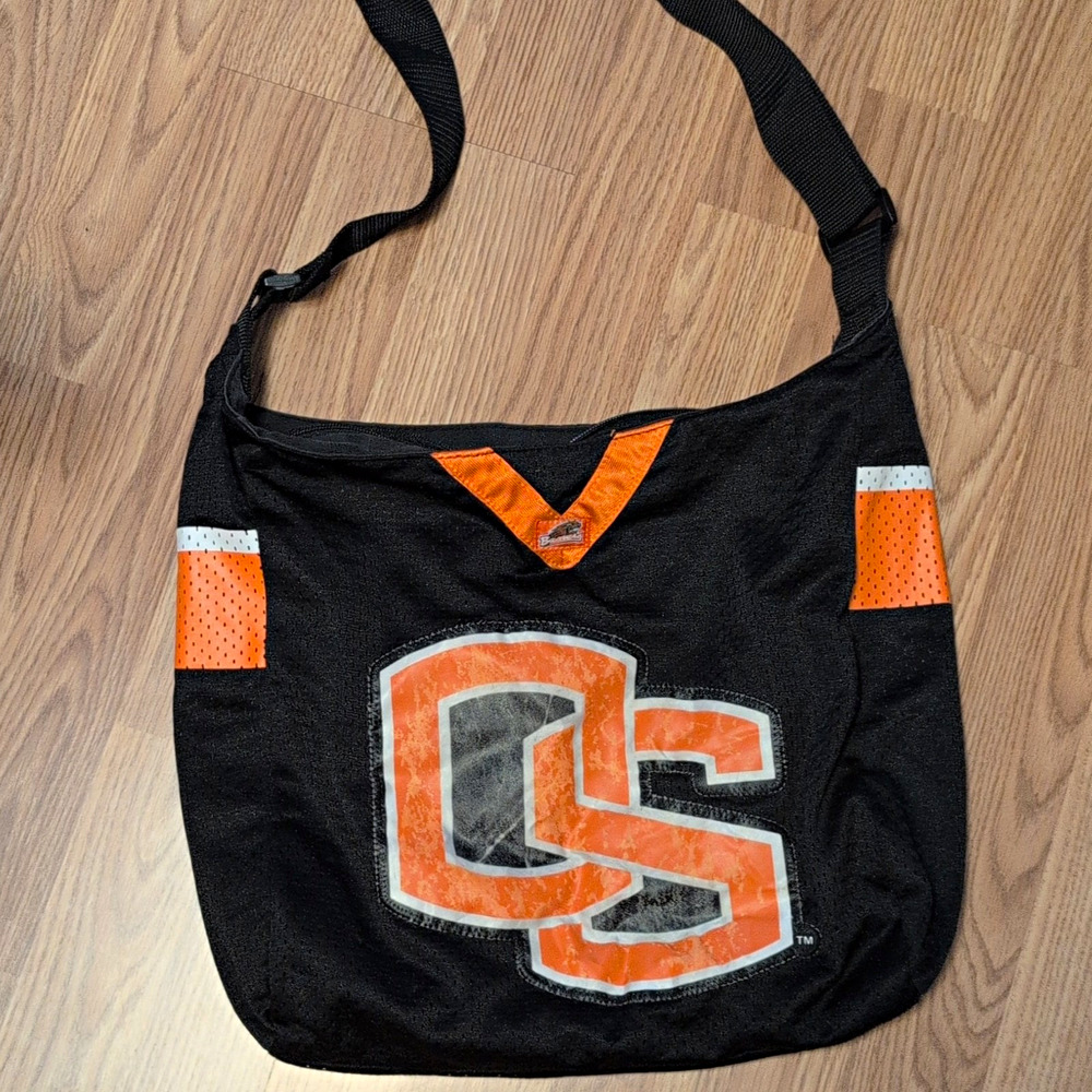 Little Earth Oregon State Beavers Black/Orange/White Shoulder Bag